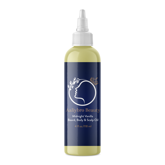 Men's Midnight Vanilla Beard,Body, and Scalp Oil image 0